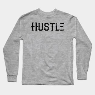 Hustle Black Long Sleeve T-Shirt